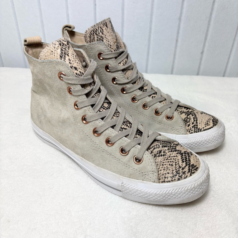 Converse Chuck Taylor All Star Loop Hi Top Papyrus Ivory Snake Size 9